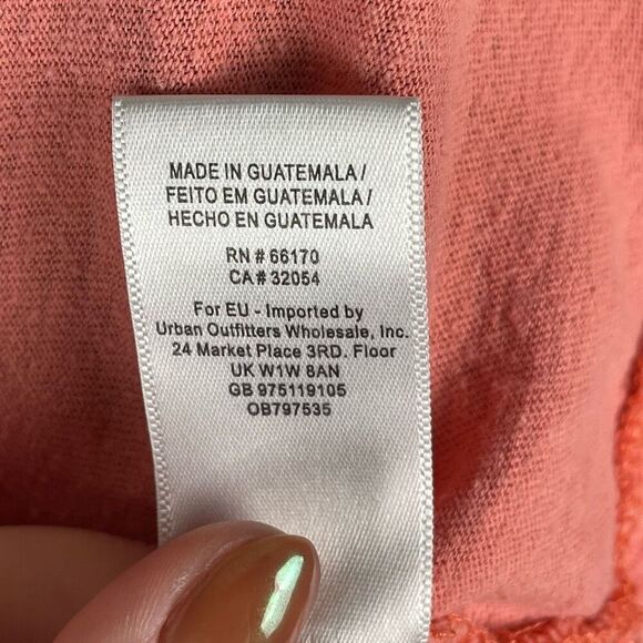 We the Free FP Peach Stripe Muscle Tank - Women’s L - Picture 7 of 7